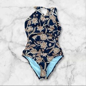 CUPSHE Women's One Piece Floral Swimsuit Multicolor Size S (4-6) NWT